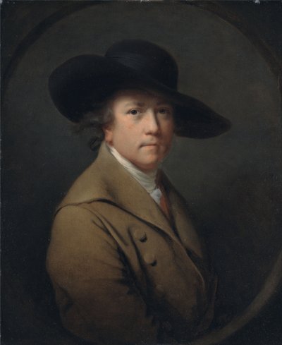 自画像 作： Joseph Wright of Derby