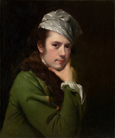 自画像 作： Joseph Wright of Derby