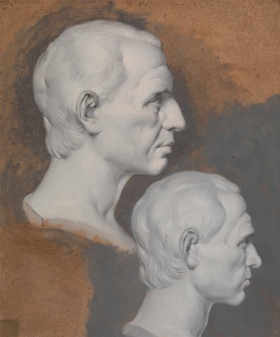 古典的なバストの研究 作： Joseph Wright of Derby