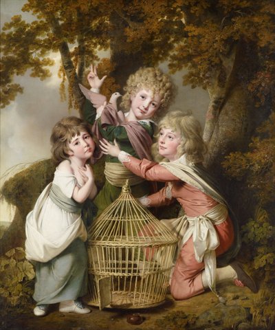 シノットの子供たち 作： Joseph Wright of Derby