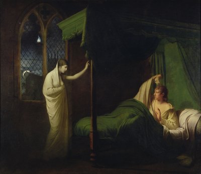 トマス・パーシーによる「古代英語詩のリリック」のウィリアムとマーガレット（キャンバスに油彩） 作： Joseph Wright of Derby