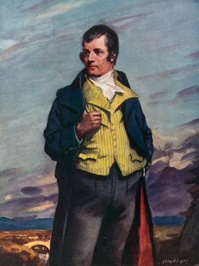 ロバート・バーンズ、1759-1796 作： Joseph after Simpson