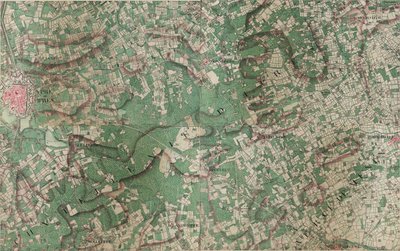 YpreまたはIpresの地図-Ieper 作： Joseph de Ferraris