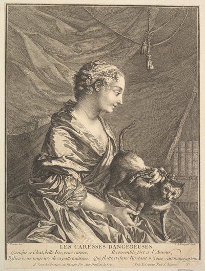 危険な愛撫。 作： Joseph de Longueil
