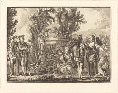 秋 作： Joseph de Longueil after Charles Eisen