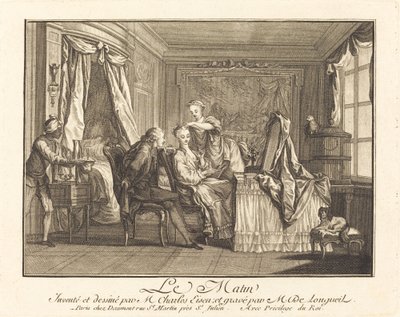 朝 作： Joseph de Longueil after Charles Eisen
