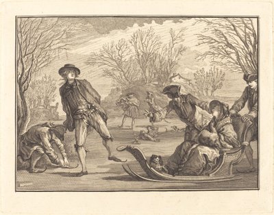 冬 作： Joseph de Longueil after Charles Eisen