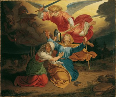 聖デュラの誘惑 作： Joseph von Fuhrich