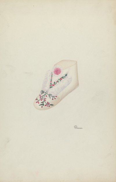 赤ちゃんの靴、c。 1938年。 作： Josephine C. Romano
