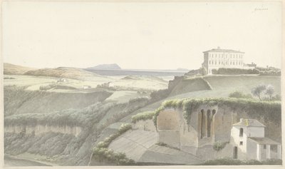 ゲンツァーノ ディ ローマ付近の風景 作： Josephus Augustus Knip