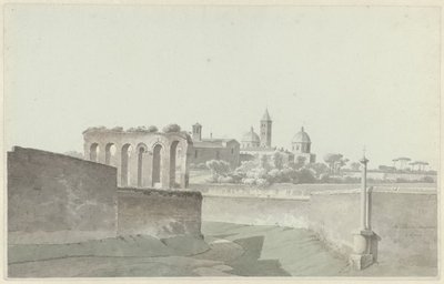 ローマのサンタ・マリア・マッジョーレ大聖堂 Gezicht op Sa. マリア・マッジョーレ、ローマ 作： Josephus Augustus Knip