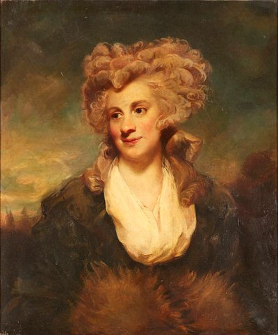 レディ・デ・クリフォードの半身像（キャンバスに油彩） 作： Joshua (after) Reynolds