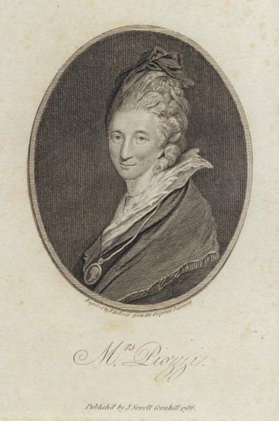 ヘスター・リンチ・ピオッツィ（ウェールズ生まれの日記作家、作家） Hester Lynch Piozzi, the Welsh born diarist and author 作： Joshua (after) Reynolds