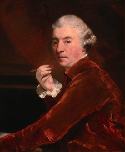 ウィリアム・チェンバーズ卿、1780年頃（キャンバスに油彩） 作： Joshua (studio of) Reynolds