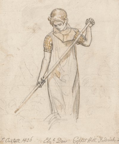 Garota capinando: Elizabeth Dew 作： Joshua Cristall