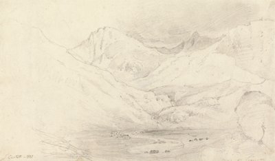 ナント・フランソンの谷、カーナヴォンシャー 作： Joshua Cristall