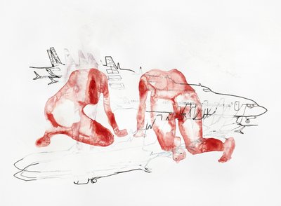 『赤人』旅行スケッチ 作： Joshua Hoskins