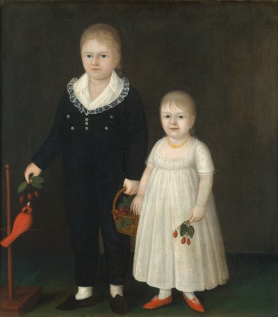 エドワードとサララッター、ca。 1805。 作： Joshua Johnson