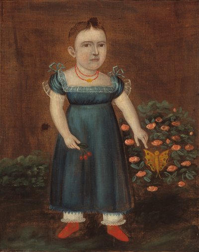 アデリア・エレンダーの肖像、カリフォルニア州。 1803-1805。 作： Joshua Johnson