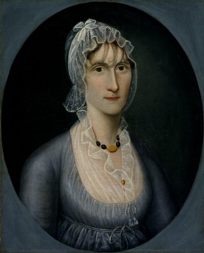 バーバラ・ベイカー夫人の肖像 マーフィー 船長の妻 1810年。 作： Joshua Johnson