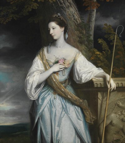 アンダッシュウッド1743-1830、後のギャロウェイ伯爵夫人、1764年。 作： Joshua Reynolds