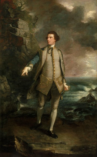 オーガスタス・ケッペル大尉（1725-1786） 作： Joshua Reynolds