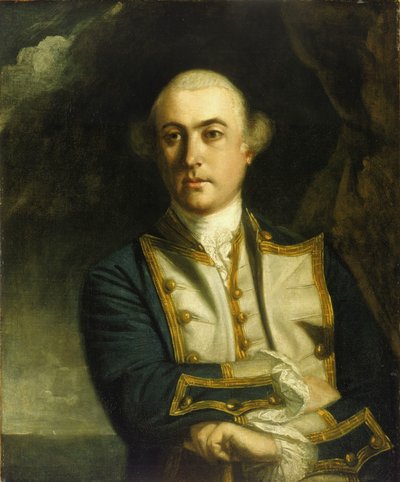 ジョン・バイロン大尉（1723-1786） 作： Joshua Reynolds