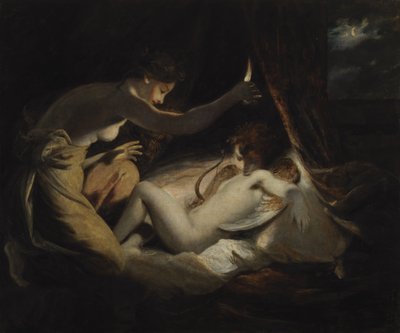 キューピッドとプシュケ、1789年頃 作： Joshua Reynolds