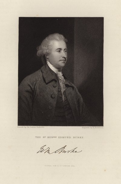 エドモンドバーク 作： Joshua Reynolds