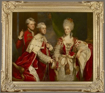 ジョージ、2代目の伯爵ハーコート、妻のエリザベス、兄弟のウィリアム、1780 作： Joshua Reynolds