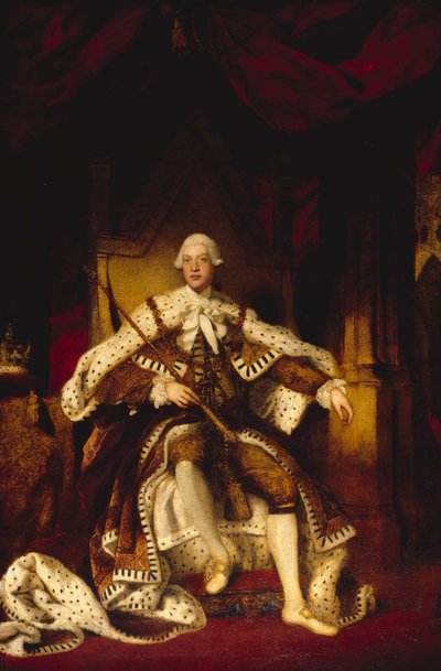 ジョージ3世（1738-1820） 作： ジョシュア・レイノルズ