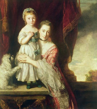 ジョージアナ、スペンサー伯爵夫人、ジョージアナ・スペンサー夫人、1759-61 作： Joshua Reynolds