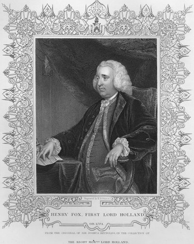 ヘンリー・フォックス、第1男爵オランダ 作： Joshua Reynolds