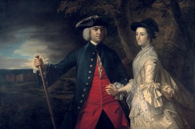 ジョン、エグモントの2代目伯爵と2人目の妻キャサリン、1759年頃 作： Joshua Reynolds