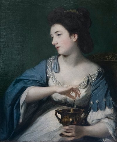 クレオパトラ役のキティ・フィッシャー 作： Joshua Reynolds
