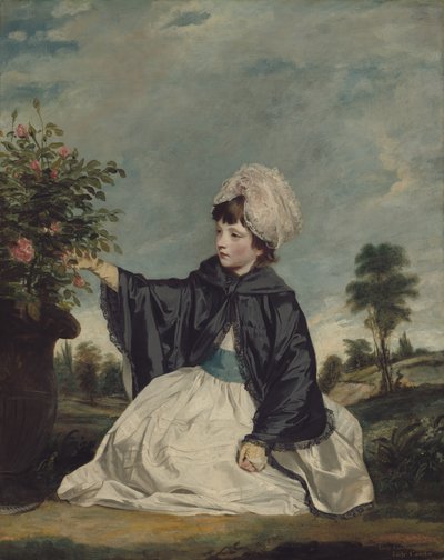 キャロライン・ハワード夫人、1778年頃（キャンバスに油彩） 作： Joshua Reynolds