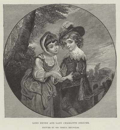 ヘンリー卿とシャーロットスペンサー夫人 作： Joshua Reynolds