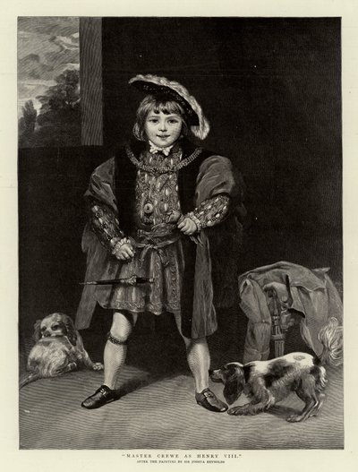 ヘンリー8世としてのマスタークルー 作： Joshua Reynolds