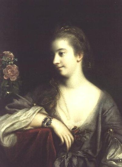 ドミニク・アンジェロ夫人 1759年頃（油彩・キャンバス 作： Joshua Reynolds