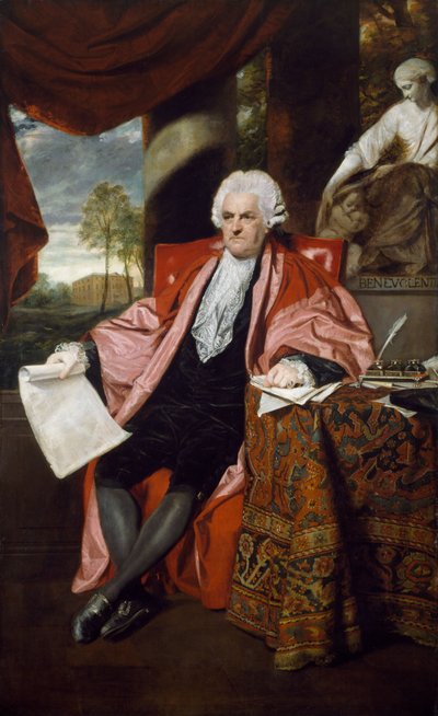 ジョン・アッシュ博士の肖像 作： Joshua Reynolds