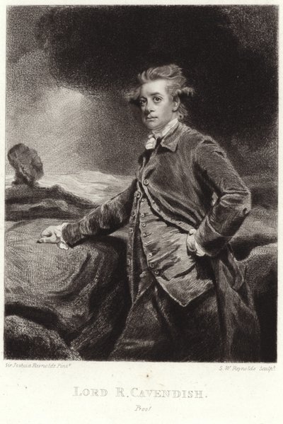 リチャード・キャベンディッシュ卿の肖像 作： Joshua Reynolds