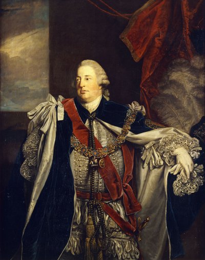 カンバーランド公ウィリアムアウグストゥスの肖像画。 作： Joshua Reynolds