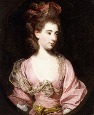 夫人と呼ばれる女性の肖像画、 作： Joshua Reynolds