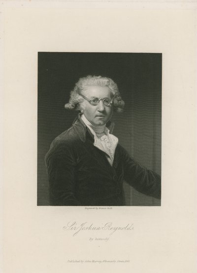 ジョシュア・レイノルズ卿の自画像 作： Joshua Reynolds