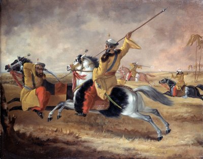 エクササイズでのスキナーホース、1840年頃 作： Joshua Reynolds