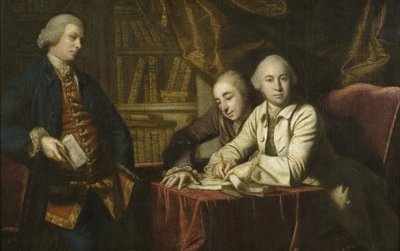 町外れの党、1759年頃 作： Joshua Reynolds