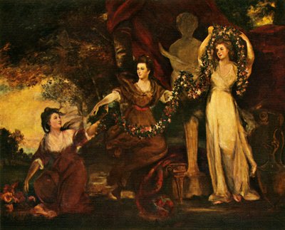 三美神、1773、c1912 作： Joshua Reynolds