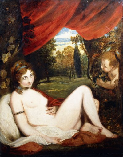 ヴィーナスとキューピッド、または「ザワントンバカンテ」、 作： Joshua Reynolds