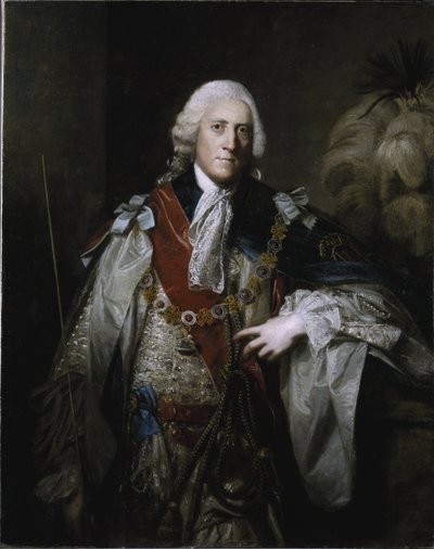 第4代デヴォンシャー公爵ウィリアム・キャベンディッシュ（油彩・キャンバス 作： Joshua Reynolds