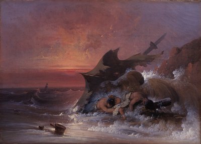 嵐の後、1800年代 作： Joshua H. Shaw